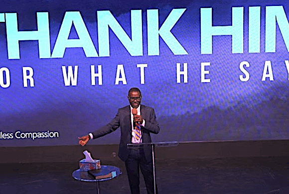 Thank Him for What He Says.