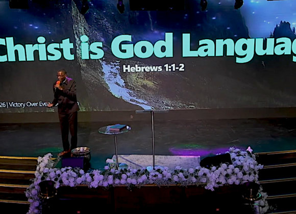 Christ is God’s Language. Christ is God’s Language.