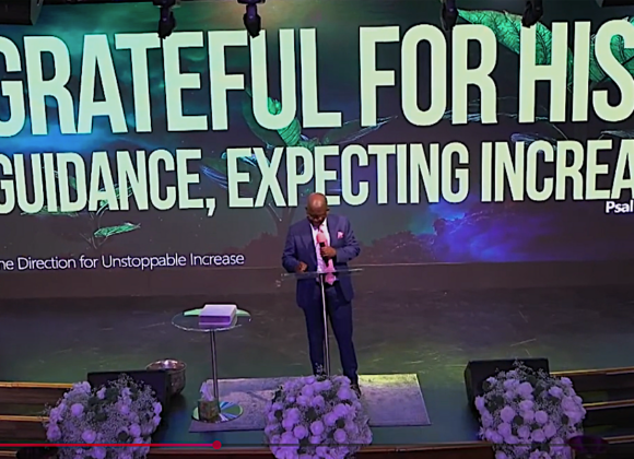 Grateful for His Guidance, Expecting Increase.