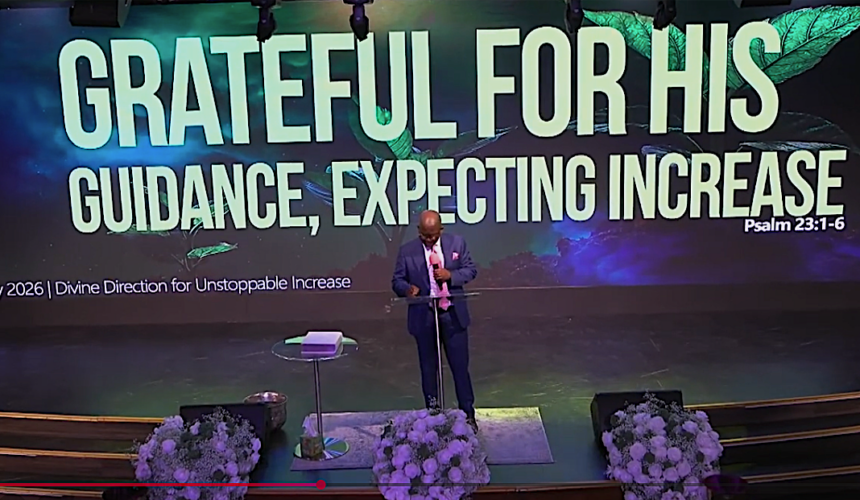 Grateful for His Guidance, Expecting Increase.